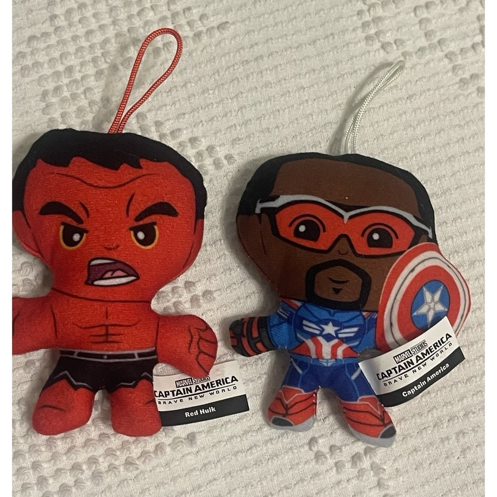 Captain America And Red Hulk minis. Set Of 2